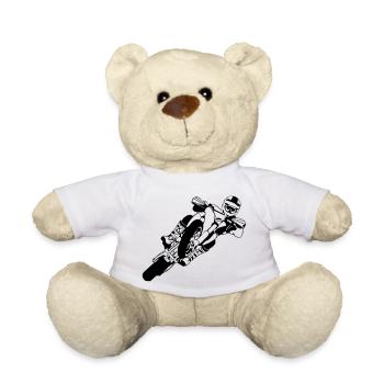 Supermoto Racing - Supermotard - Nounours - blanc - Devant