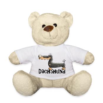 Desideria the Dachshund - Teddy Bear - white - Front