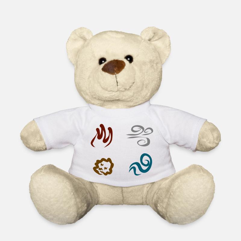 Quatre éléments - Nounours - blanc