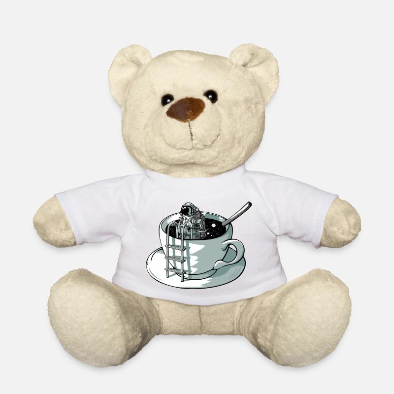 Weltraumkaffee - Teddy - Weiß
