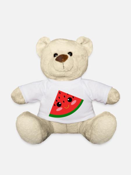 Pastèque joyeux - Nounours - blanc