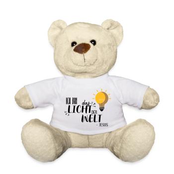 Ich bin das Licht - Teddy - Weiß - Vorne