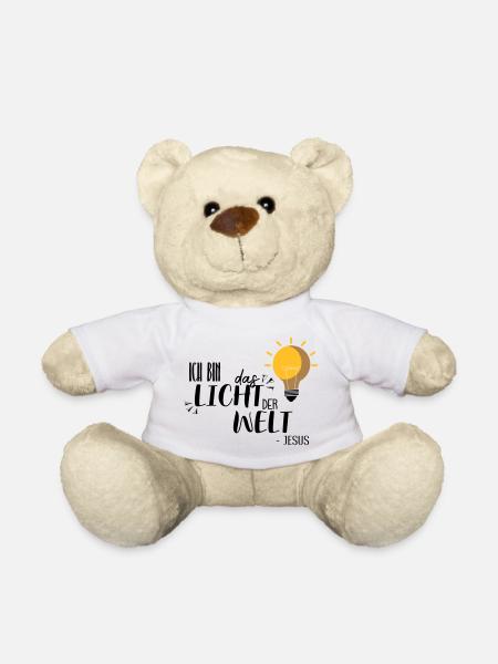 Ich bin das Licht - Teddy - Weiß