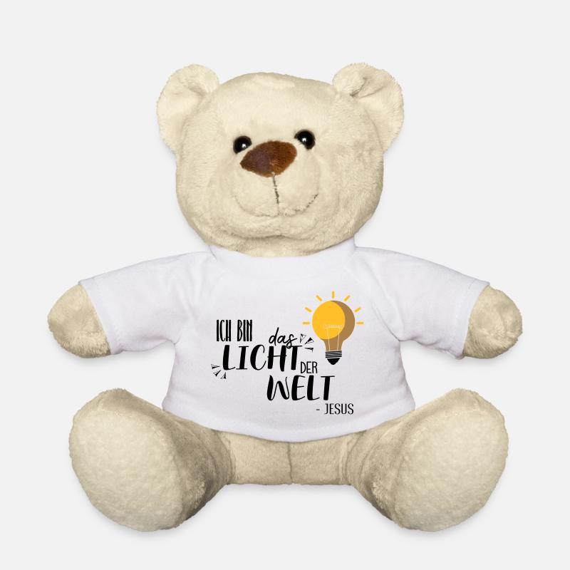 Ich bin das Licht - Teddy - Weiß