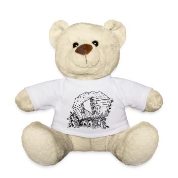 0956 Sattelzug SAND - Teddy - Weiß - Vorne
