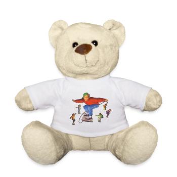 Im Internet surfen - Teddy - Weiß - Vorne