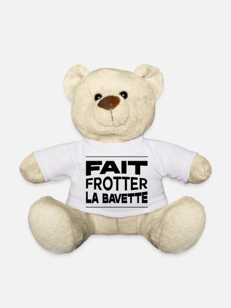 Bavette - Nounours - blanc