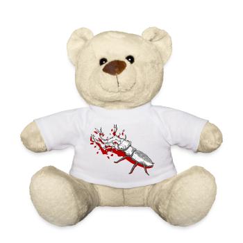 roter Drachen - Teddy - Weiß - Vorne
