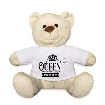 Queen - Teddy Bear - white - Front