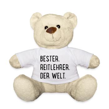 Bester Reitlehrer - Teddy - Weiß - Vorne
