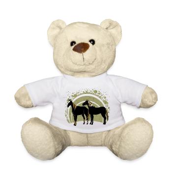 Les chevaux - Nounours - blanc - Devant