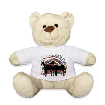 Les chevaux - Nounours - blanc - Devant
