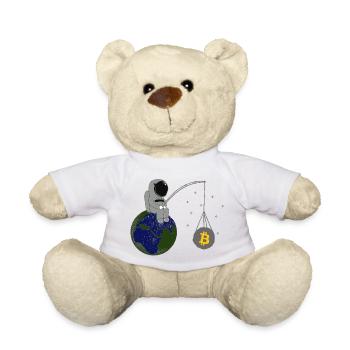 Bitcoin To the Moon - Teddy - Weiß - Vorne