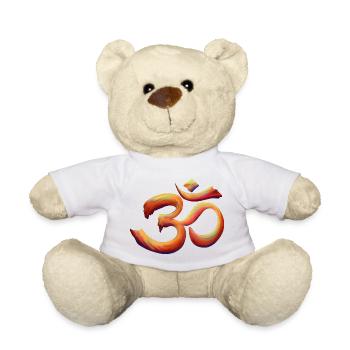 Om arc en ciel pinceau - Nounours - blanc - Devant
