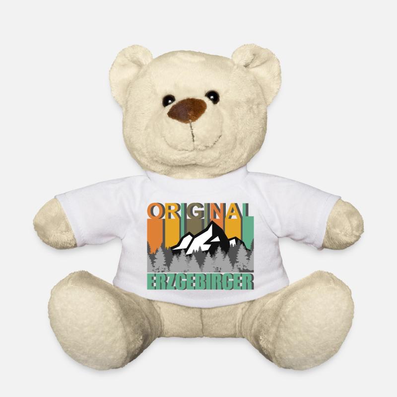 Original Erzgebirger - Teddy - Weiß