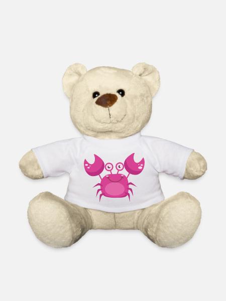 crab - Teddy Bear - white