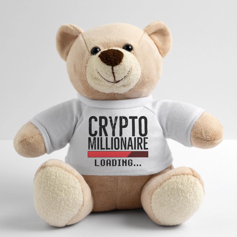Bitcoin Crypto Millionaire Loading Teddy Bear