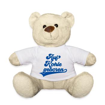 AUF KOHLE GEBOREN RUHRPOTT RUHRGEBIET - Teddy - Weiß - Vorne