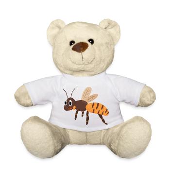 Abeille Bourdon - Nounours - blanc - Devant