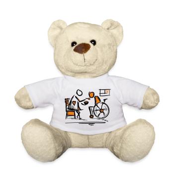 Aidant principal,Aidant,Infirmière,Idée cadeau - Nounours - blanc - Devant