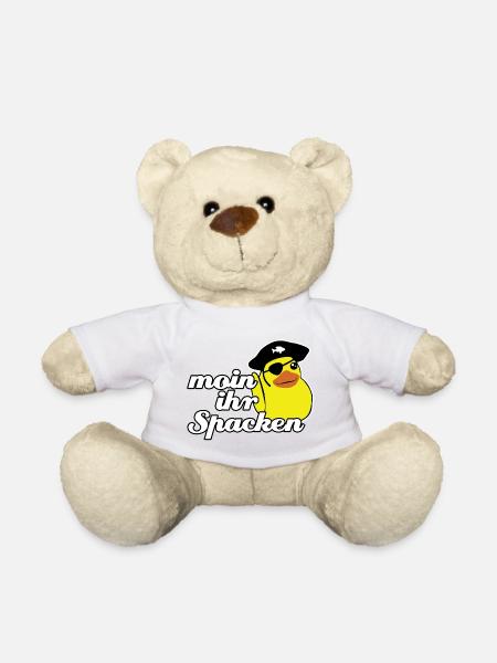 moin ihr spacken - Teddy - Weiß