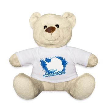 J'aime L'Antarctique - Nounours - blanc - Devant