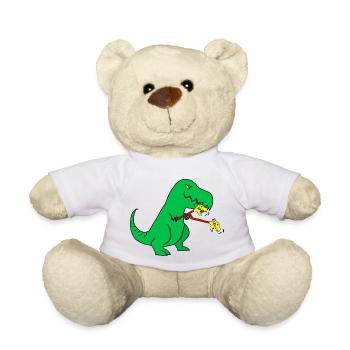 Dinosaure imparable - Nounours - blanc - Devant