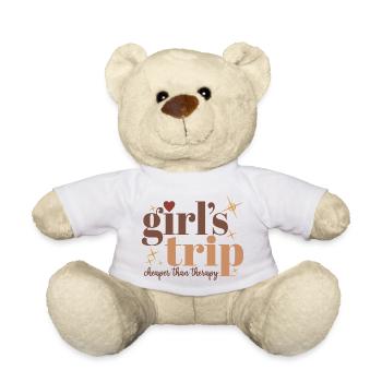 Voyage de fille moins cher que la thérapie Women Squad Vacay - Nounours - blanc - Devant