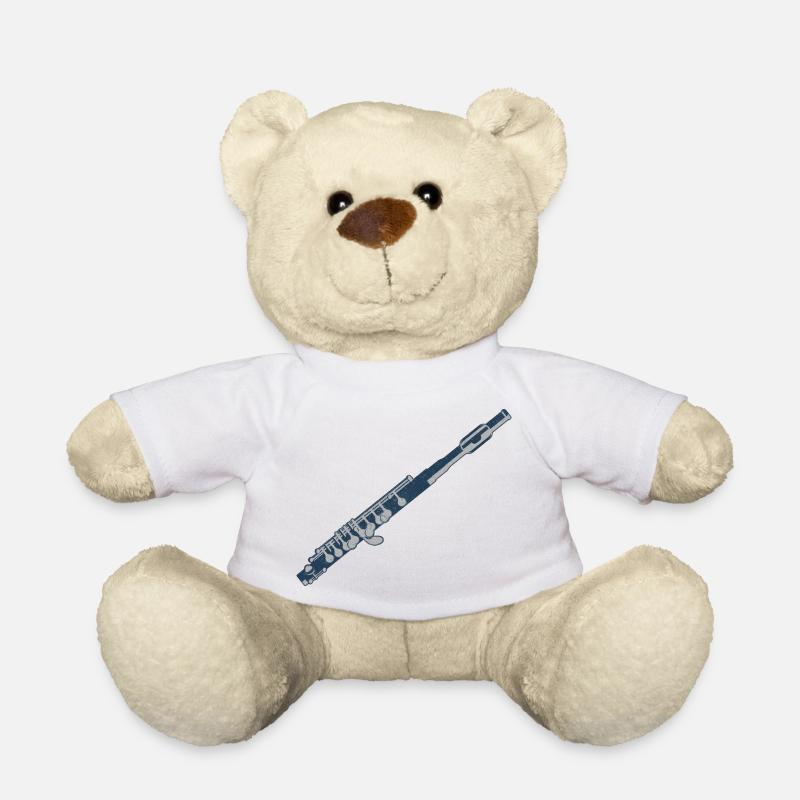 Querflöte - Teddy - Weiß
