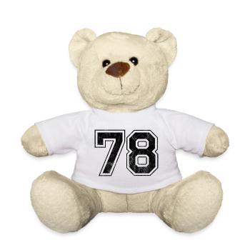 Numéro 78 - Nounours - blanc - Devant