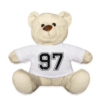 Numéro 97 - Nounours - blanc - Devant