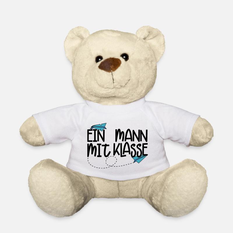 Ein Mann mit Klasse - (schwarz) - Teddy - Weiß