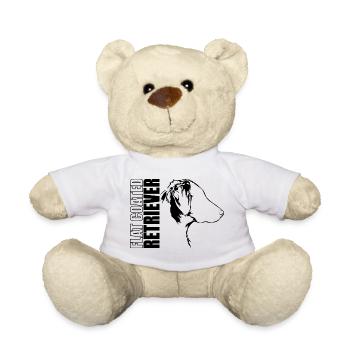 FLAT COATED RETRIEVER Profil Chiens Wilsigns - Nounours - blanc - Devant