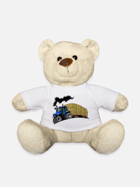 BlueTractor TM120 Warenkorb - Teddy - Weiß