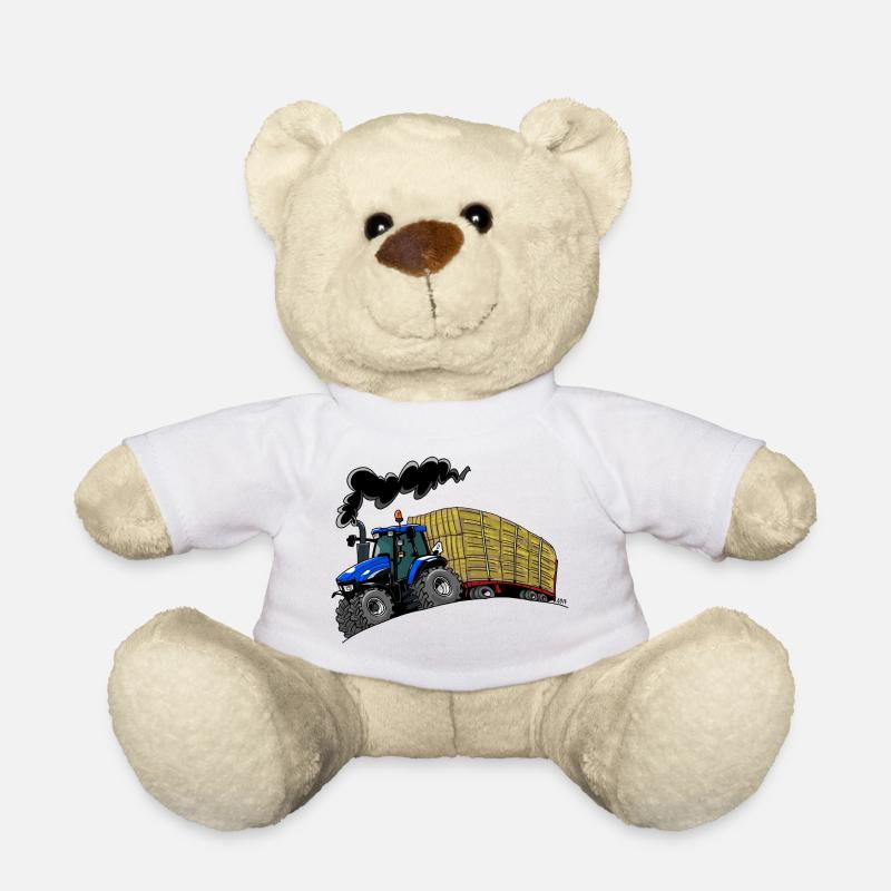BlueTractor TM120 Warenkorb - Teddy - Weiß