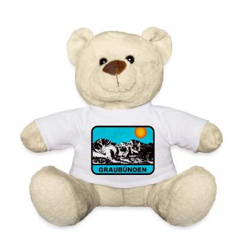 Graubünden Panorama Sonnenrand - Teddy - Weiß - Vorne