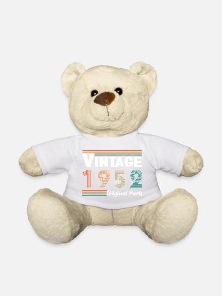 Vintage 1952 Original Parts Cadeau Anniversaire - Nounours - blanc
