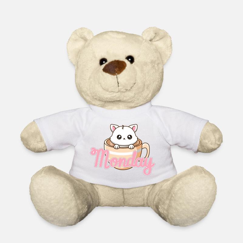 Miau Montag - Teddy - Weiß