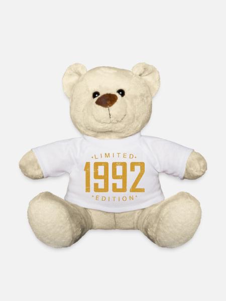 1992 Limited Edition Gold - Teddy Bear - white