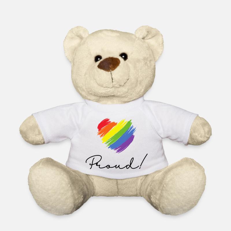 Das stolze Herz - Teddy - Weiß