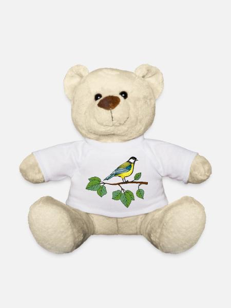 Vogel - Teddy - Weiß