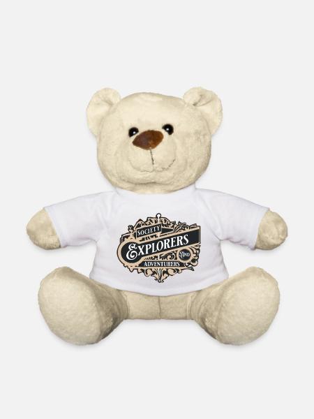society of explorers and adventurers - Teddy Bear - white