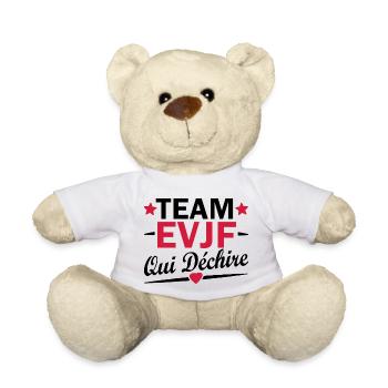 Team evjf qui déchire / humour evjf - Nounours - blanc - Devant