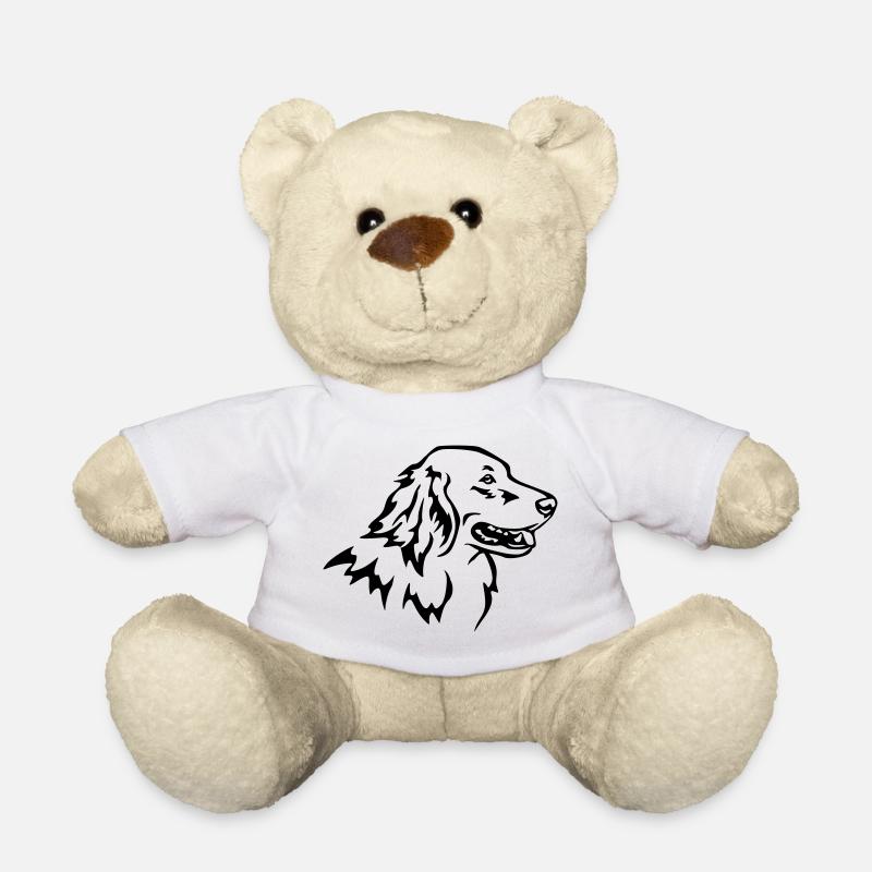 Hovawart Kopf - Teddy - Weiß