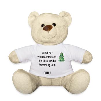 Weihnachten - Teddy - Weiß - Vorne
