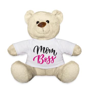 Best Mom  - Teddy Bear - white - Front