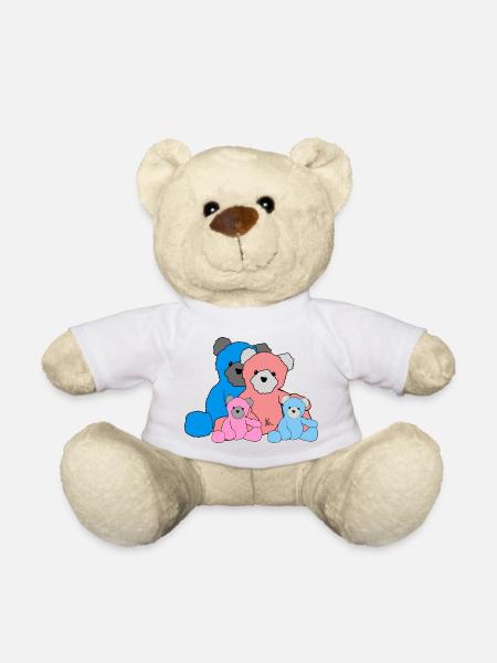 Teddy family - Teddy Bear - white