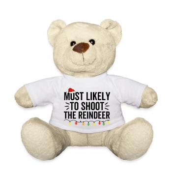 Am wahrscheinlichsten, um die Rentiere zu schießen - Teddy - Weiß - Vorne