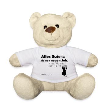 Alles Gute für deinen neuen Job! Legendäre Kollege - Teddy - Weiß - Vorne