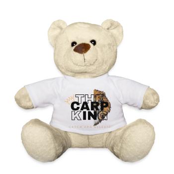The Carp King Design - Teddy Bear - white - Front
